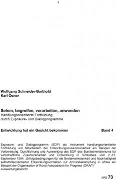 Sehen, begreifen, verarbeiten, anwenden