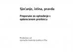 Sjecanje, istina, pravda