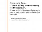 Europa und China